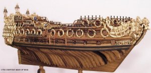 SCALED 64-GUN BRITISH SHIP HULL
